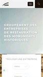 Mobile Screenshot of groupement-mh.org